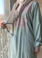 شرشف صلاة سستة رسم باتيك تفني باستيل فاتح