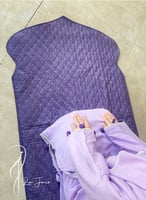 شرشف صلاة لف موف كروشيه يدوي الطرحة مثبتة