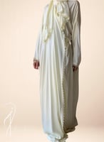 شرشف صلاة لف ستان اوف وايت ابيض بالكروشبه و الورد...