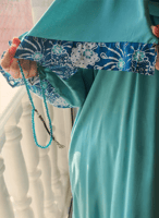 شرشف صلاة تفني لف رسم باتيك يدوي من لاجور