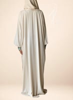 شرشف صلاة باتيك بيج و اخضر زيتي سستة.