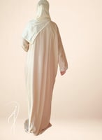 شرشف صلاة لف بيج مزين بالاويا الفاخر طرحة منفصلة