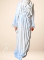 شرشف صلاة لف ابيض ستان اويا ابيض من لاجور