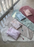 مجموعة 4 اطقم شراشف سستة دانتيل