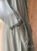 شرشف صلاة لف تفني فيروزي بالكروشبه و الورد الاويا...