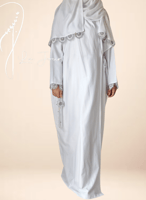 شرشف صلاة لاجور لف بنك باستال مزين بأويا يدوية فاخ...