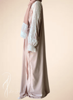 1542001 شرشف مرد لف وردي دانتيل طرحة بصلي لينين