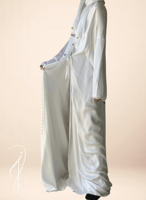 شرشف صلاة لف ابيض المزين بالكروشبه و الورد الاويا...