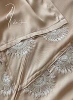 شرشف صلاة اويا اقواس سحاب بيج طرحة مثبتة