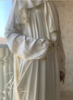 شرشف صلاة لف ستان اوف وايت اويا ذهبي و الطرحة مثبت...