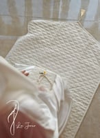 شرشف صلاة لف أوف وايت أويا ذهبي