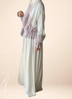 شرشف صلاة اوف وايت سستة دانتيل حزام من لاجور