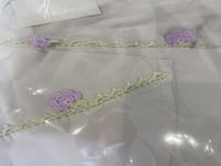 شرشف صلاة لف وردي باستيل كروشيه يدوي حلزون الطرحة...