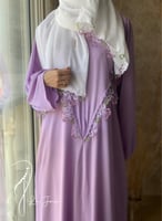 شرشف صلاة سستة موف فاتح كروشيه اويا يدوي واويا طرح...