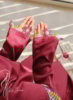 شرشف صلاة لف عودي مزين بالاويا الفاخر من لاجور