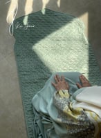 شرشف صلاة باتيك لف مفتوح تفني باستيل