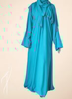 شرشف صلاة سستة ازرق بالكروشيه المميز من لاجور