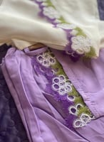 شرشف صلاة موف لف مزين بالاويا ورود