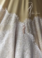 شرشف صلاة خمار اخضر بالدنتال الابيض و مع شنطة من ل...