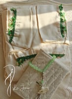 شرشف صلاة لف قطن سكري كروشيه بالورد الاويا تركي ال...