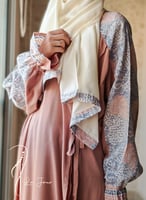 شرشف صلاة لف رسم باتيك بصلي و بترولي باستيل الطرحة...