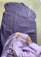 شرشف صلاة سحاب موف كروشيه يدوي