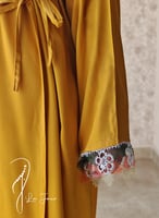 شرشف صلاة لف بارد اصفر مزين ورد اويا تركي يدوي من...