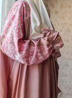 شرشف صلاة لف رسم باتيك باستيل بصلي الطرحة مثبتة