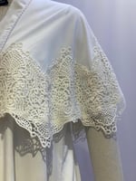 قميص نوم وروب ابيض