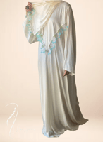 شرشف صلاة سكري سستة اويا اخضر و سماوي تركي يدوي