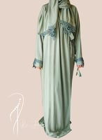 شرشف صلاة لاجور لف بنفسجي بكروشيه ترتر يدوي من لاج...