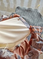 شرشف صلاة لف رسم باتيك بصلي و بترولي باستيل الطرحة...