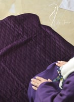 شرشف صلاة سحاب موف كروشيه يدوي واويا ورد