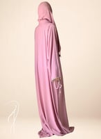 شرشف صلاة سستة وردي بالكروشيه و الورد الاويا