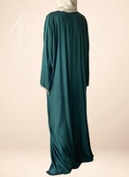 شرشف صلاة سستة أخضر بالكروشيه و الورد الاويا