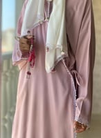 شرشف صلاة لف وردي بصلي فاتح بالكروشيه و الورد