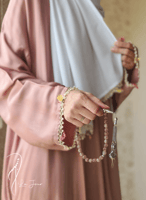 شرشف صلاة لف بصلي على بني باستيل بالكروشيه و الورد...