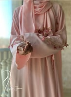 شرشف صلاة لف وردي على خربزي كروشيه يدوي الطرحة مثب...