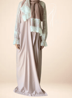 1542001 شرشف مرد لف وردي دانتيل طرحة بصلي لينين