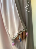 شرشف صلاة لف بصلي على موف كروشيه يدوي الطرحة مثبتة