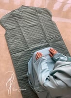 117001 شرشف صلاة سحاب سماوي مزين بالكروشي يدوي و ا...