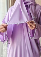 شرشف صلاة لف موف فاتح بالكروشيه و الورد الاويا و ا...