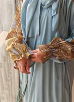 شرشف صلاة لف رسم باتيك أزرق باستيل من لاجور