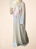 شرشف صلاة اوف وايت سستة اويا وردي تركي يدوي