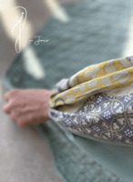 شرشف صلاة باتيك لف مفتوح تفني باستيل