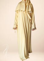 شرشف صلاة لف أزرق فيروزي مزين اويا يدوي أخضر وفيرو...