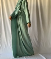 شرشف صلاة لف ازرق فيروزي بالكروشبه و الورد الاويا...