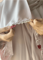 شرشف صلاة لف وردي باستيل كروشيه يدوي حلزون الطرحة...