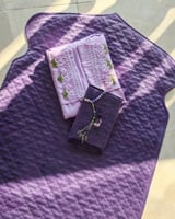 شرشف صلاة لف موف مزين بالاويا اليدوي الانيق