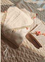 شرشف صلاة لف بيج بالكروشيه و الورد الفاخر